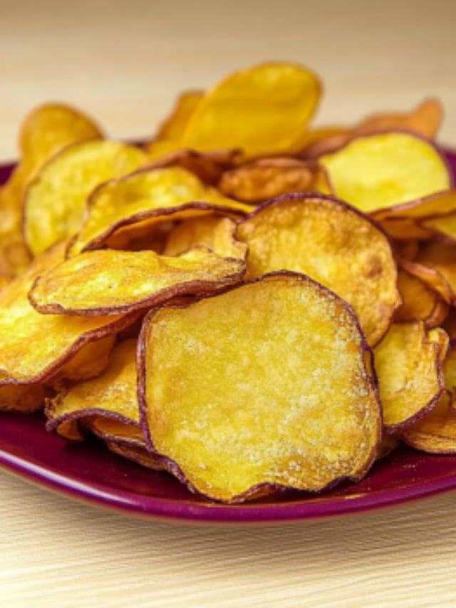 Chips de Batata-doce com Páprica na Air Fryer